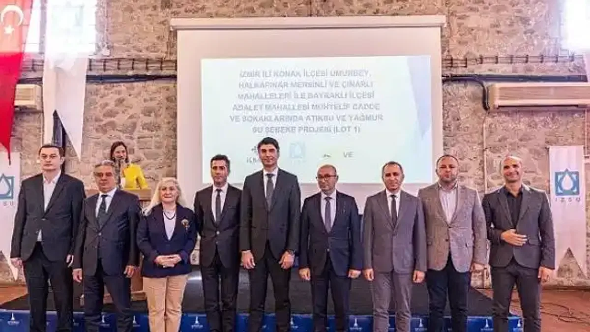 İZSU Genel Müdürlüğü 110 milyon Euro'luk yatırımla hayata geçireceği projeyi vatandaşlara tanıttı