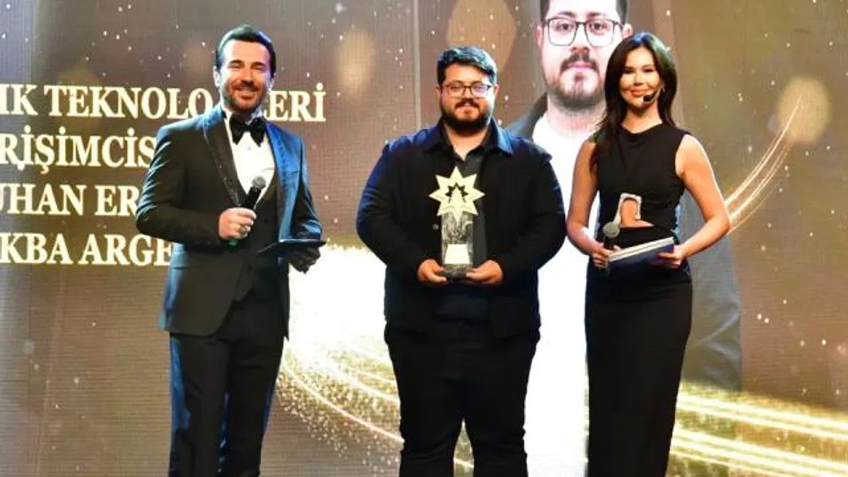 Gebze Bilişim Vadisi'ndeki 'Erkba'ya Kristal Çam Ödülü