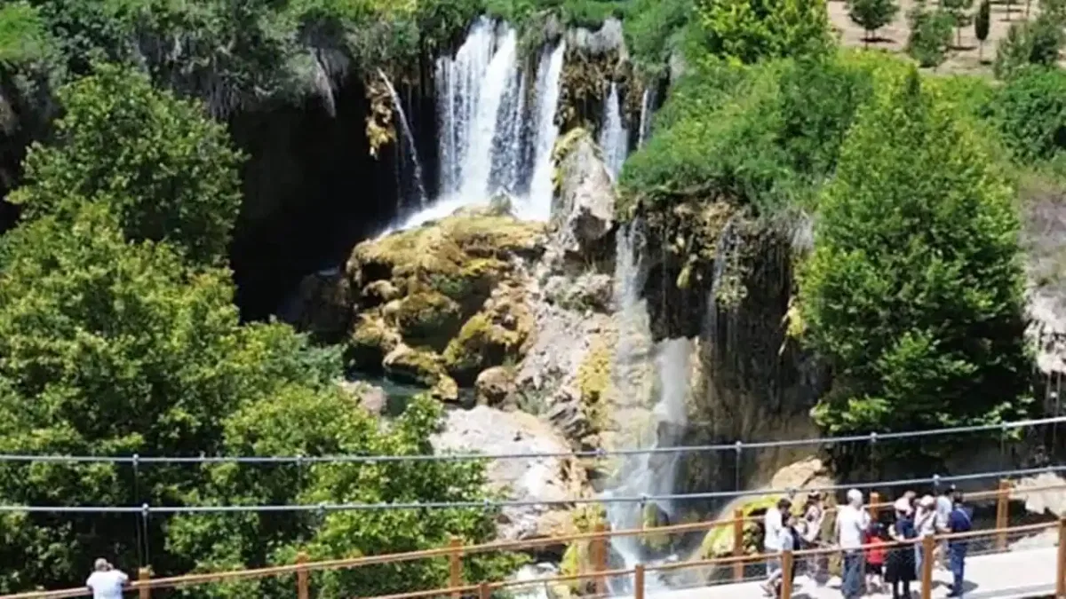 Konya'nın gizli hazinesi: Hadim Yerköprü Şelalesi