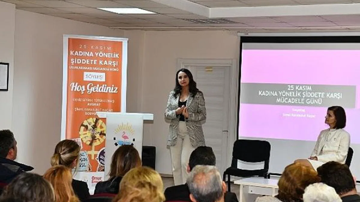 Çiğli Belediyesi'nden Kadına Yönelik Şiddetle Mücadele ve Farkındalık Söyleşisi