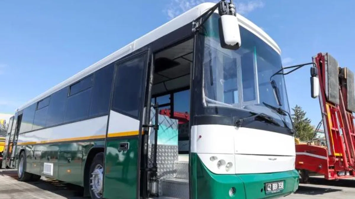 Konya Meram'da taziye araçlarına takviye