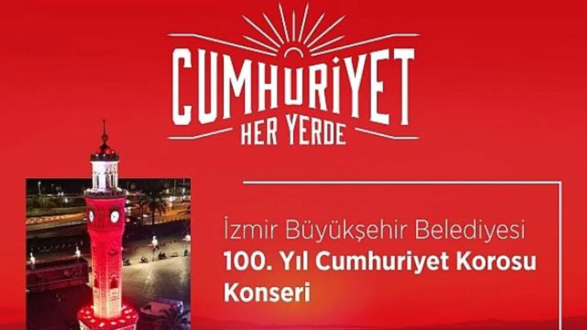 Cumhuriyet Bayramı'na özel 100. Yıl Cumhuriyet Korosu konseri
