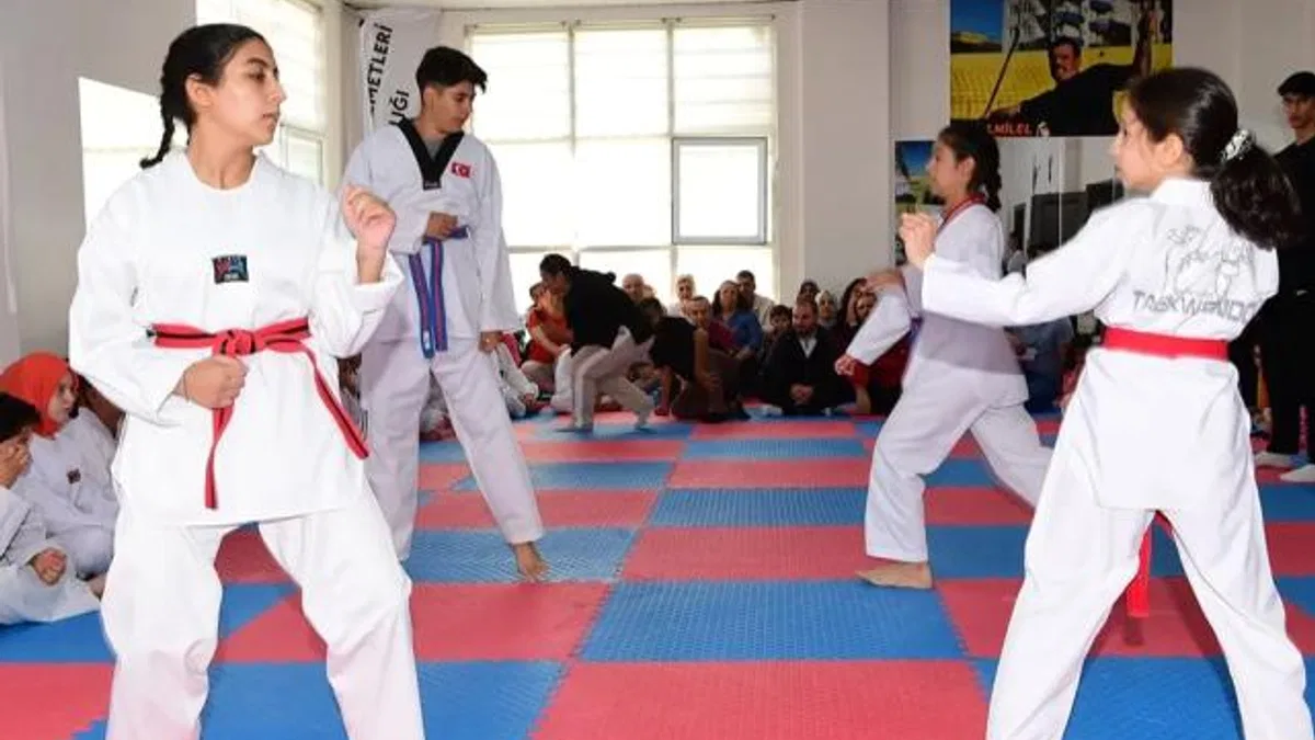 Malatya'da taekwondocuların kuşak heyecanı