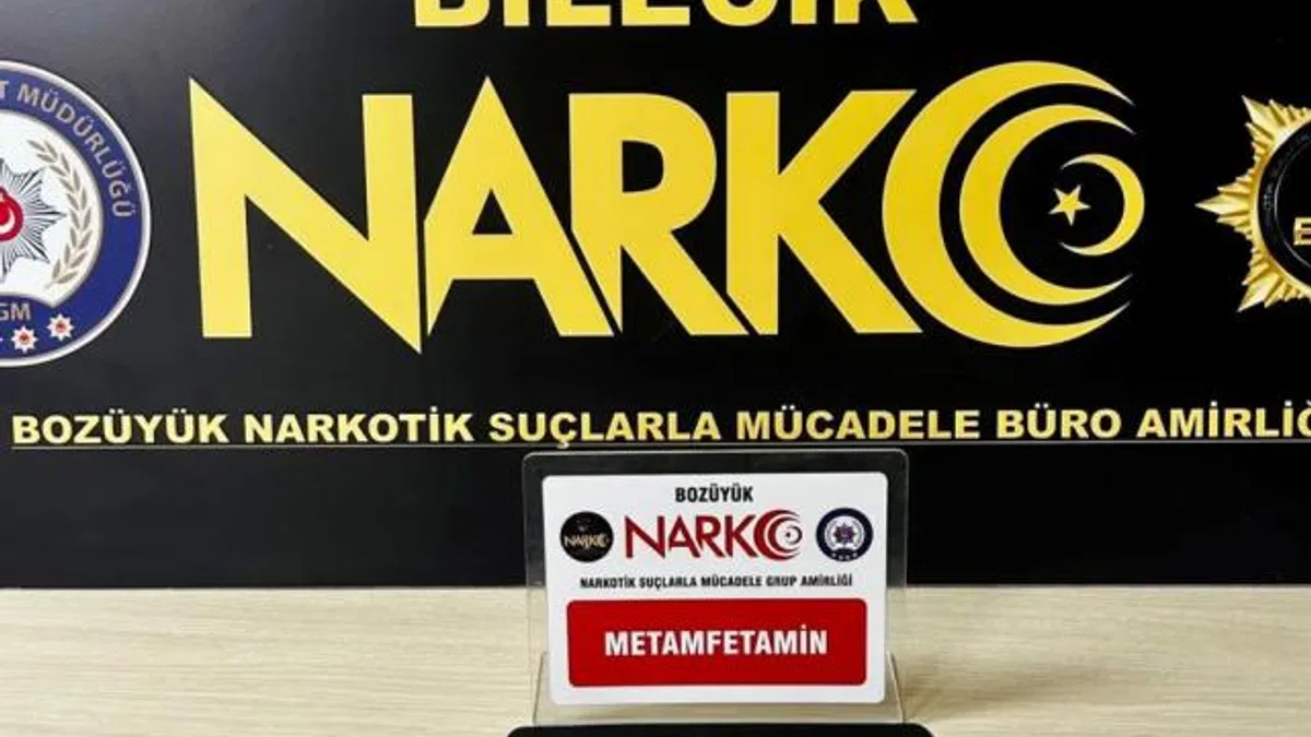 Bozüyük’te narkotik operasyonu