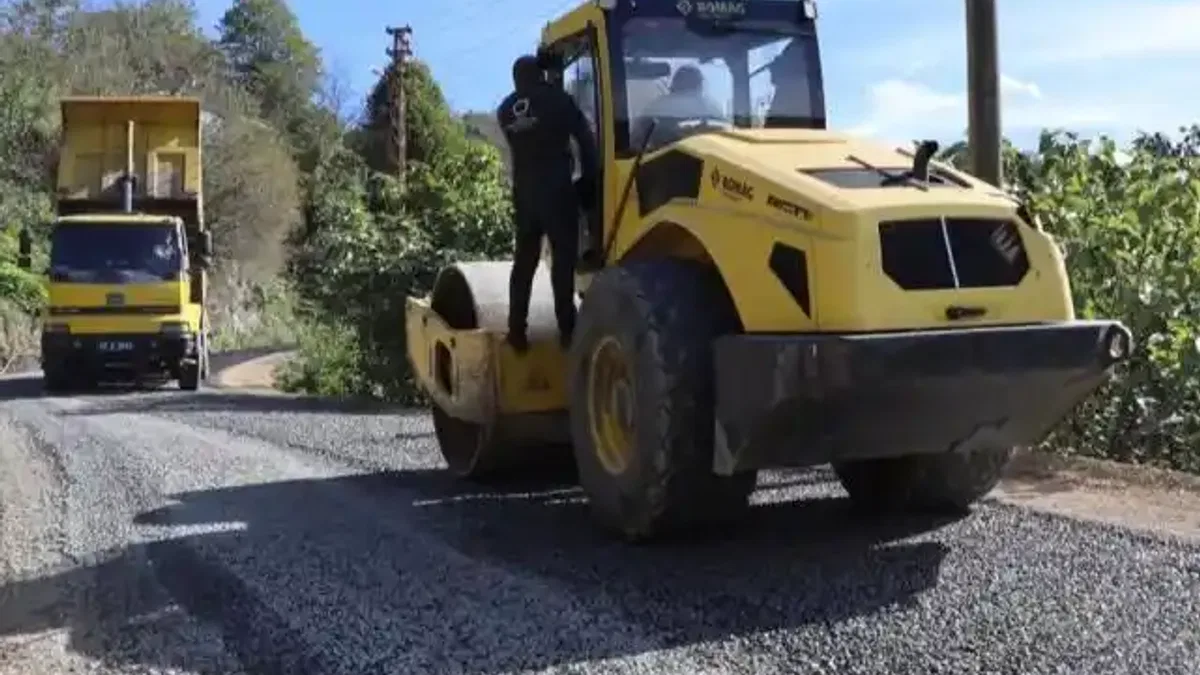 Ordu Gümüşköy’de asfalt sevinci