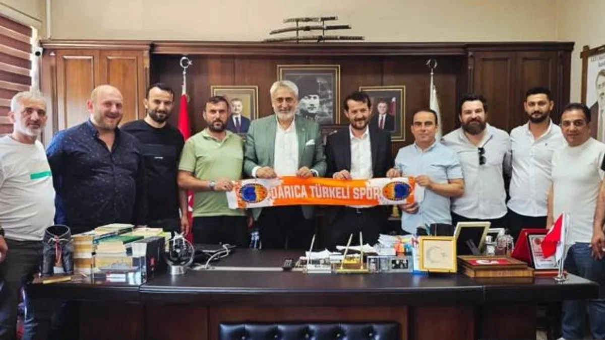 Darıca Türkelispor’dan Aydın’a tebrik ziyareti