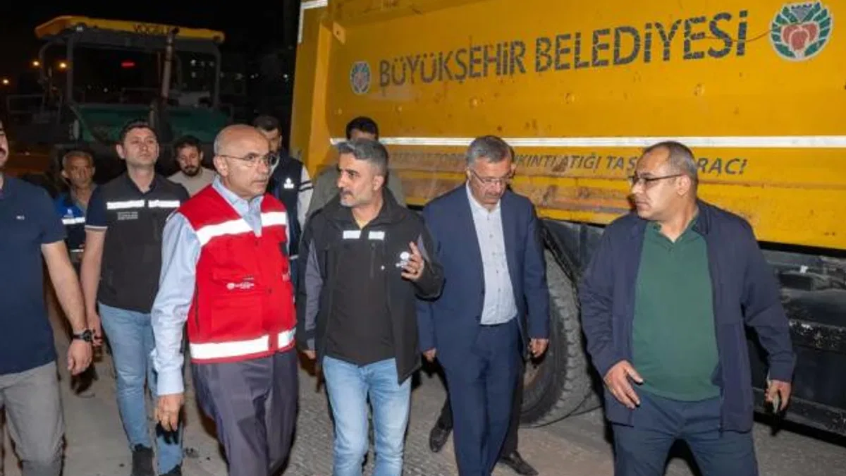 Malatya Büyükşehir'den 7/24 yol mesaisi