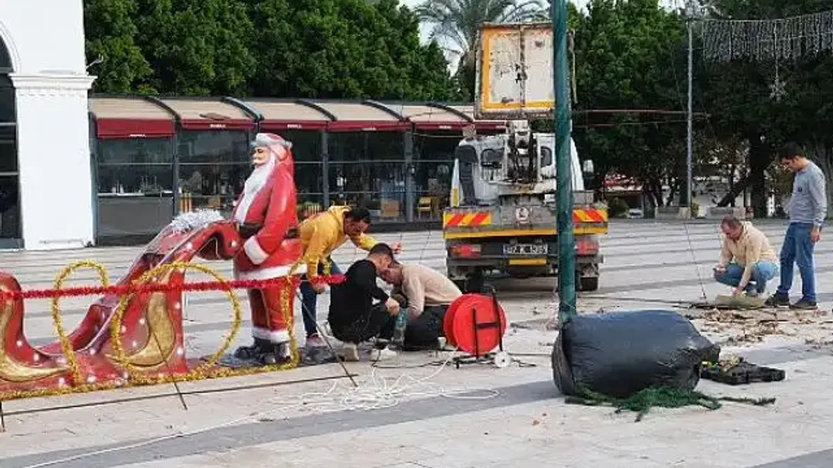 Kemer'de yılbaşı heyecanı