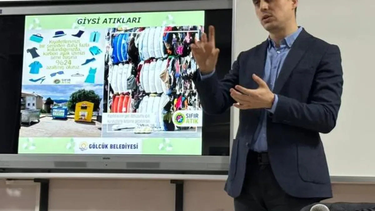 Gölcük'te gençlere sıfır atık bilinci aşılanıyor