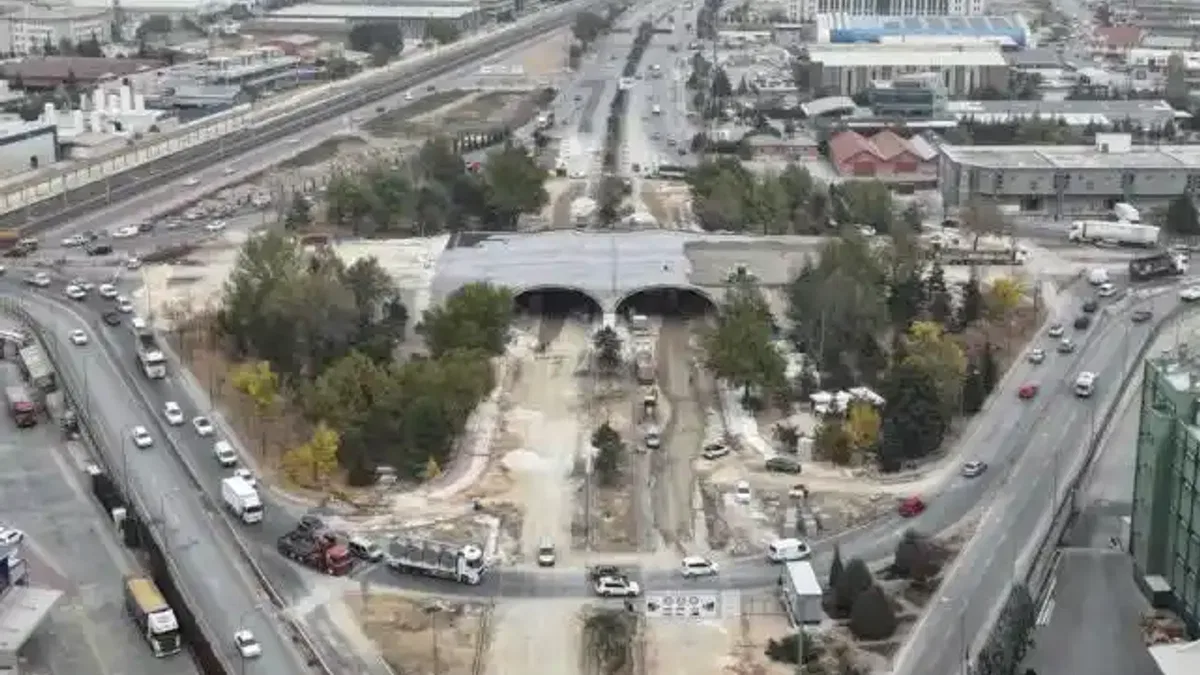 Konya Marangozlar Köprülü Kavşağı’nda çalışmalara devam