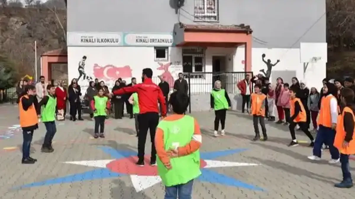 Batmanlı öğrencileri sporla buluştu