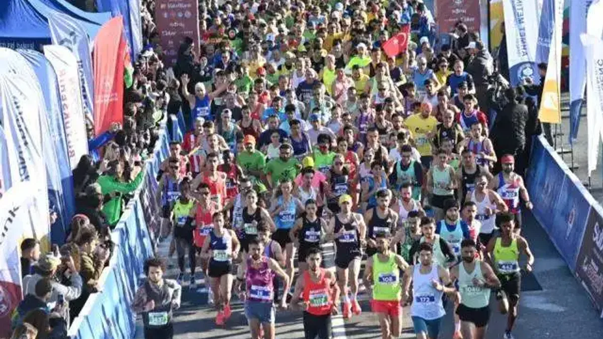 Trabzon'da coşkulu maraton