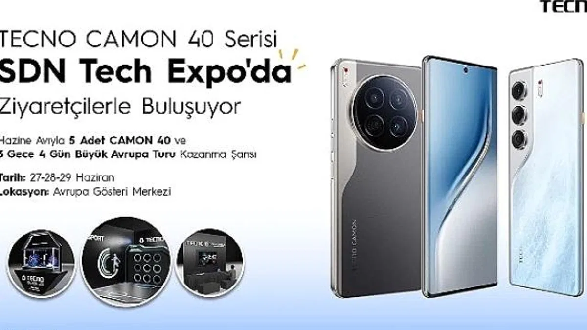 TECNO, CAMON 40 Premier 5G ve CAMON 40 Pro 5G Türkiye lansmanına geri sayım başladı!