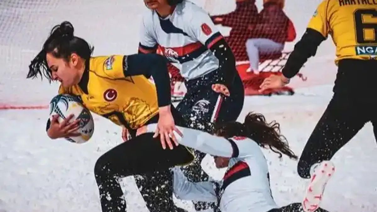 Kayseri Erciyes'te Kar Ragbi Şampiyonası başlıyor