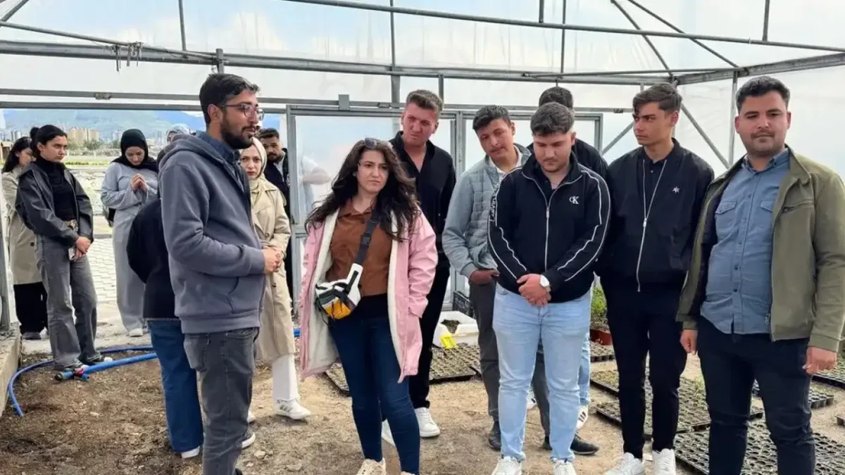 Kayseri'de üniversite öğrencilerine tarım eğitimi