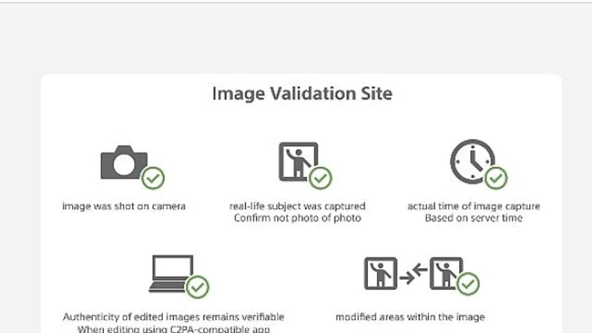 Sony, Haber Kuruluşları İçin Geliştirilen Kamera Kimlik Doğrulama Çözümüne "Camera Verify" Özelliğini Ekledi