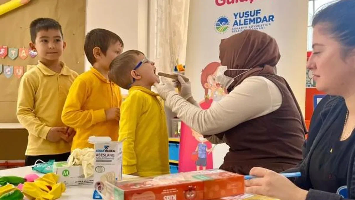 Sakarya'da 550 minik için ağız ve diş sağlığı taraması