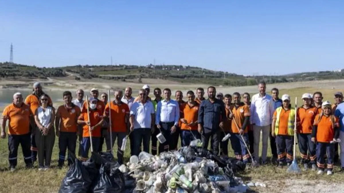 Mersin Berdan Barajı’nda temizlik seferberliği