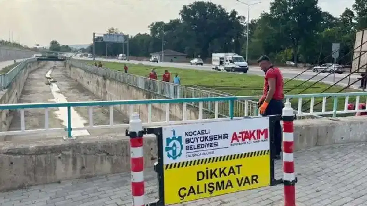 Kocaeli Stadı çevresinde hummalı çalışma