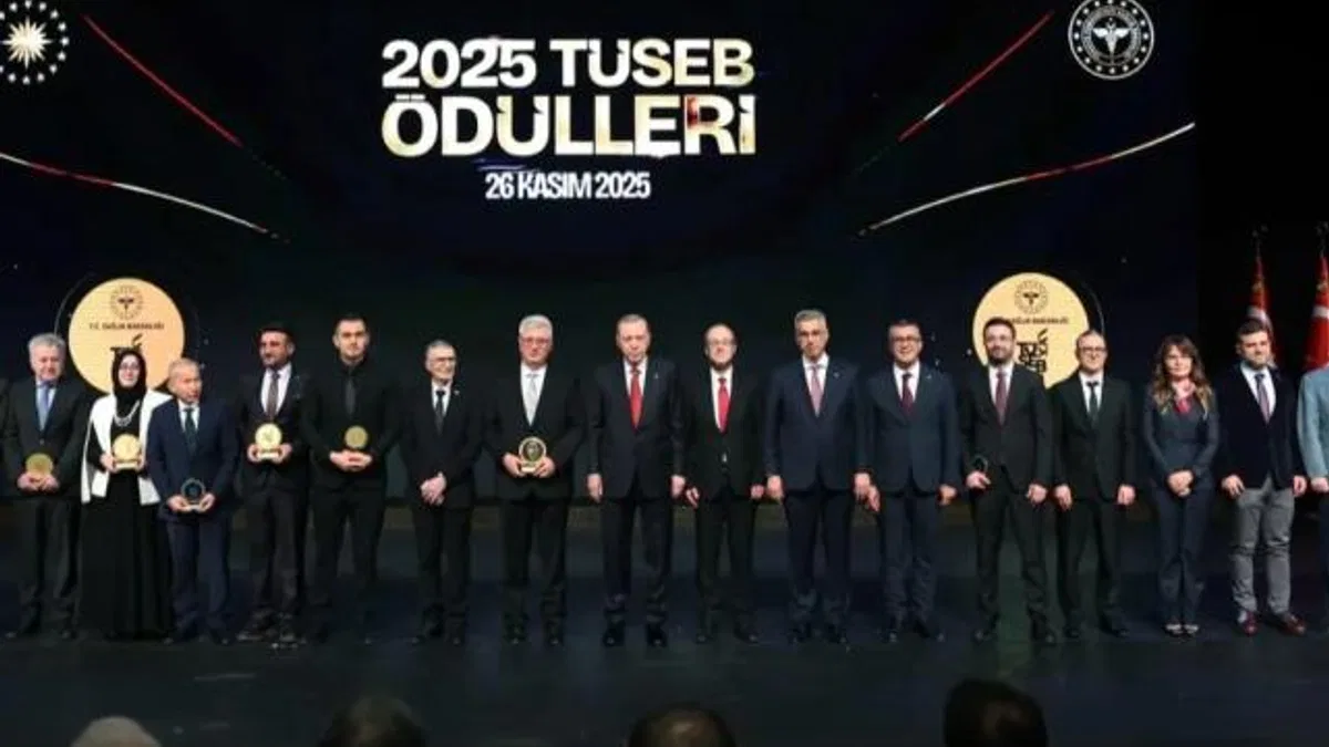 TÜSEB ödülleri sahiplerini buldu