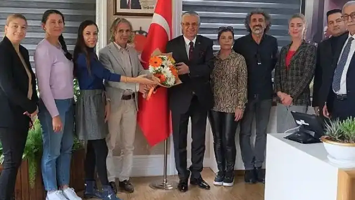 Okul aile birliğinden Başkan Topaloğlu'na ziyaret