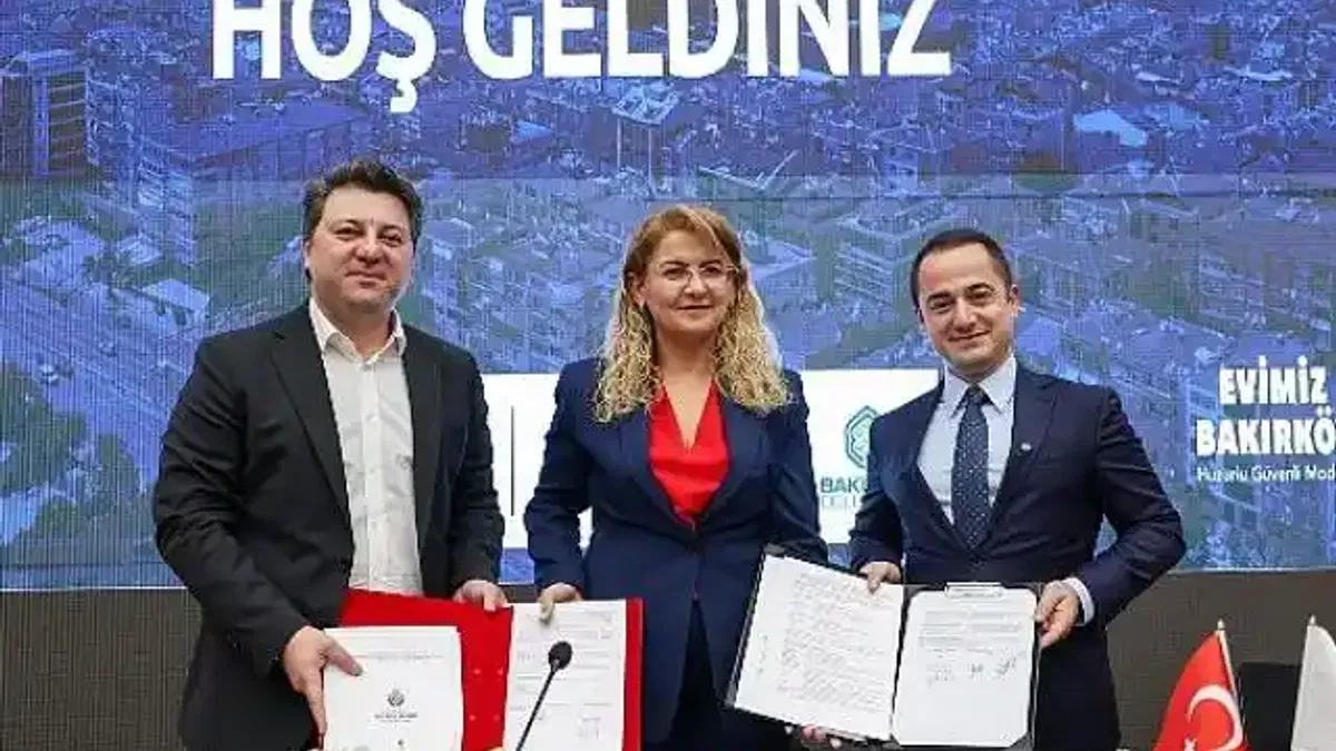 Bakırköy yenileniyor! KİPTAŞ ile kentsel dönüşüm protokolü imzalandı