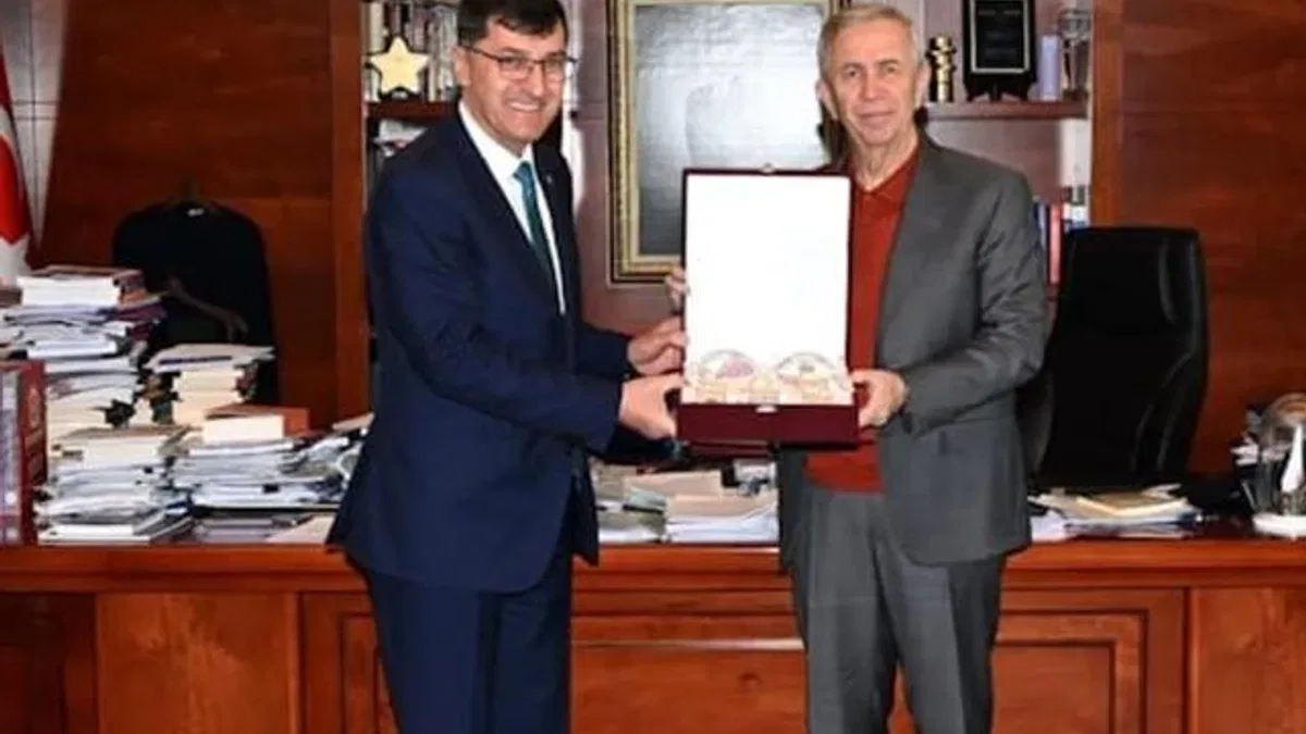 Eyüp Kahveci'den Mansur Yavaş'a ziyaret