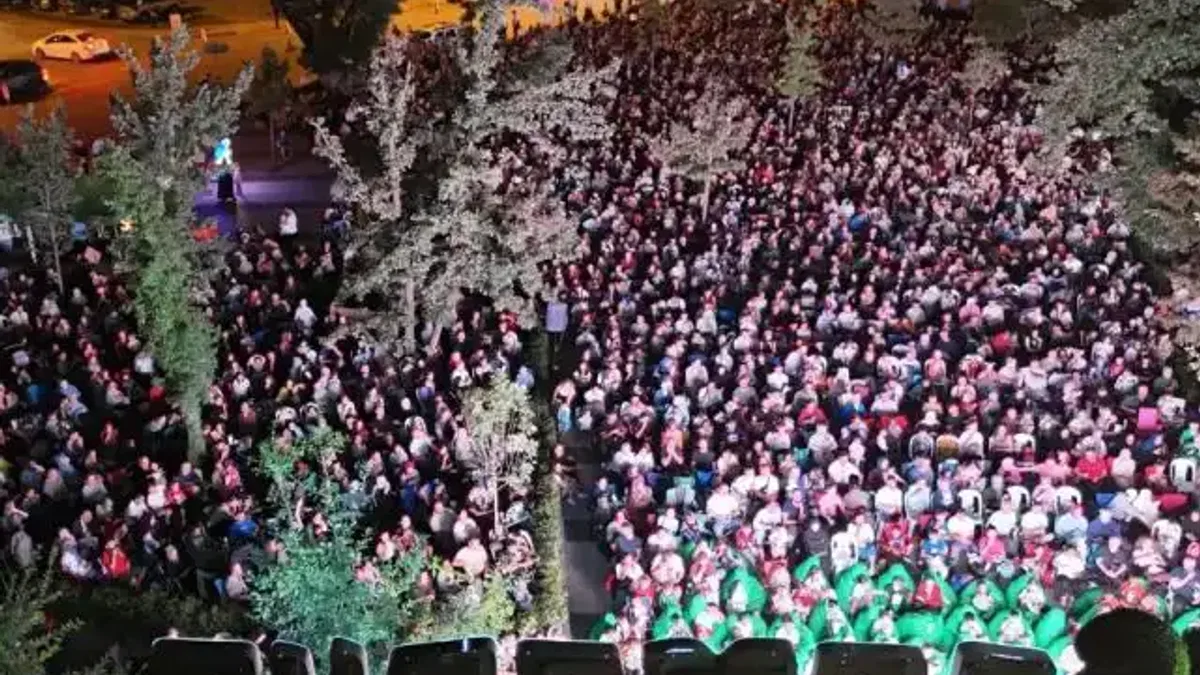 Orrmanya'nın büyülü atmosferinde gece sineması