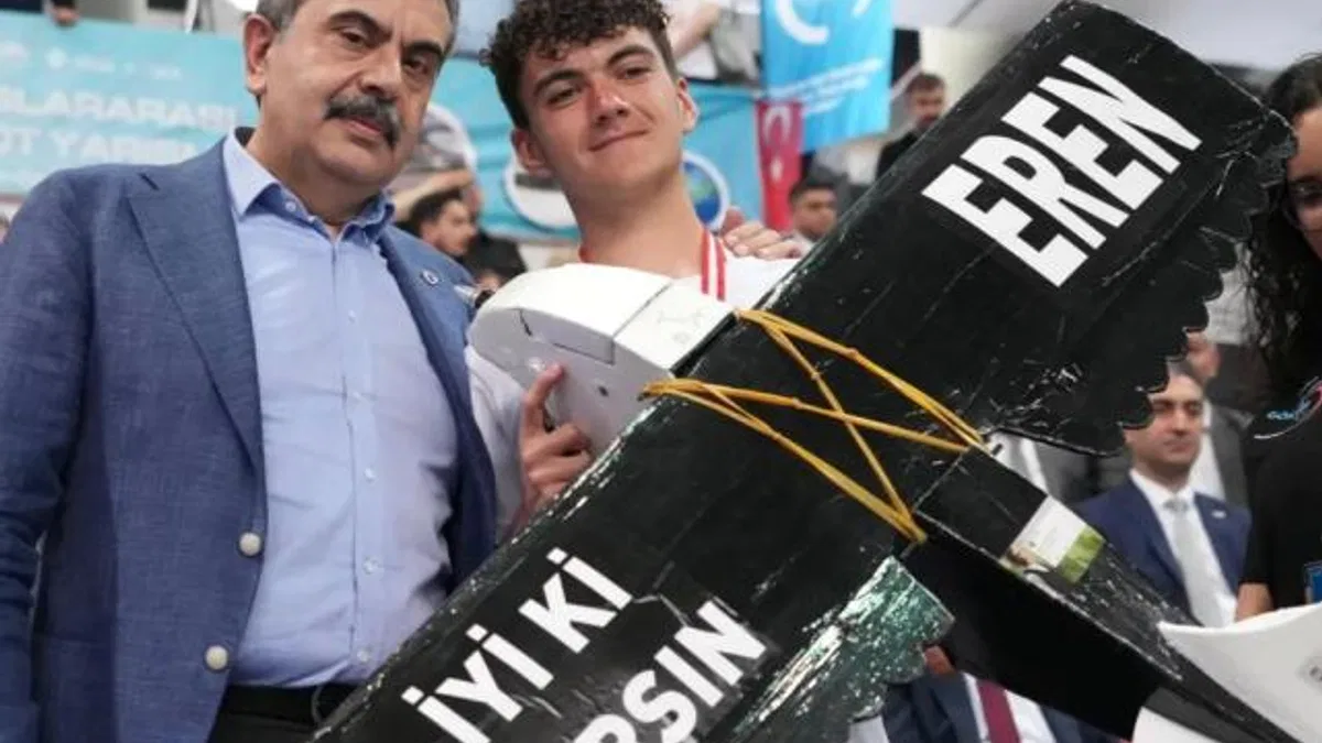 17. Uluslararası MEB Robot Yarışması'nda ödüller sahiplerini buldu