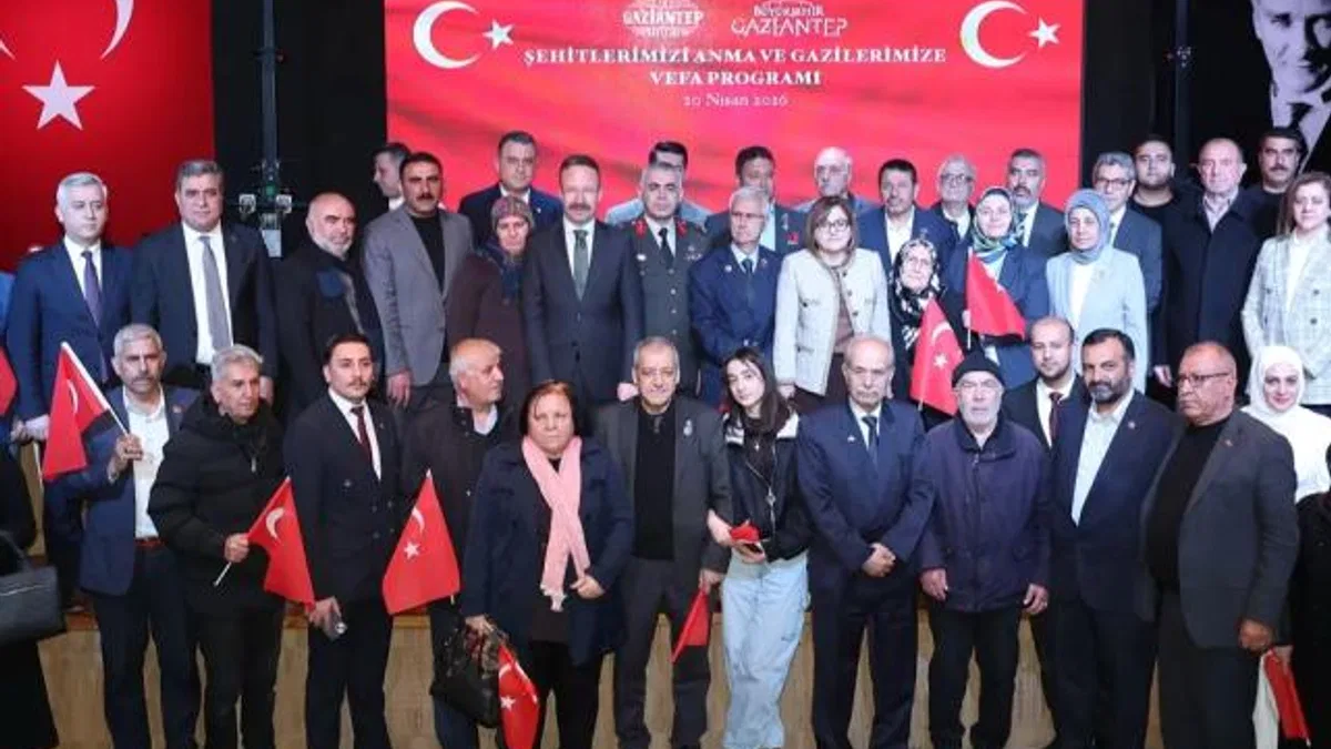 Gaziantep'te Başkan Şahin şehit aileleri ve gazilerle buluştu