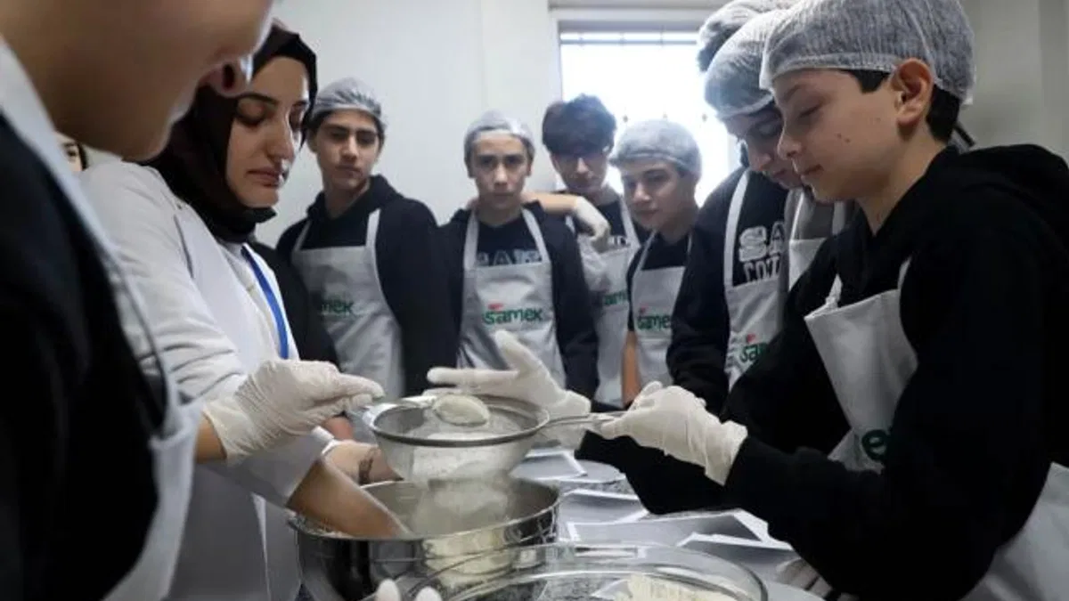Gastronomide ilk adımı SAMEK'te attılar