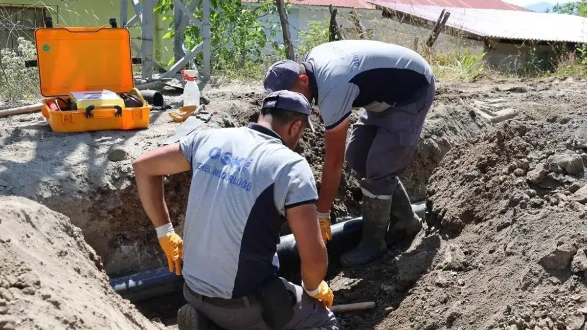 Ordu Akkuş'ta 250 hanenin su sorunu çözüldü