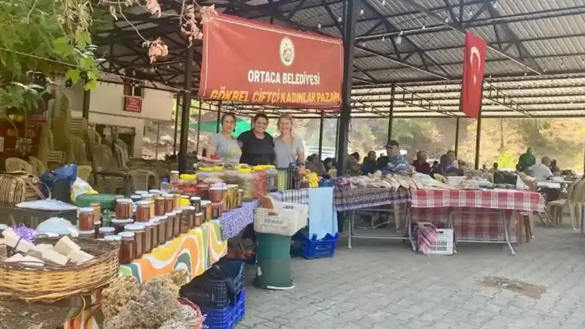 Muğla Ortaca’da Üretici Kadın Pazarı ilk kez kuruldu