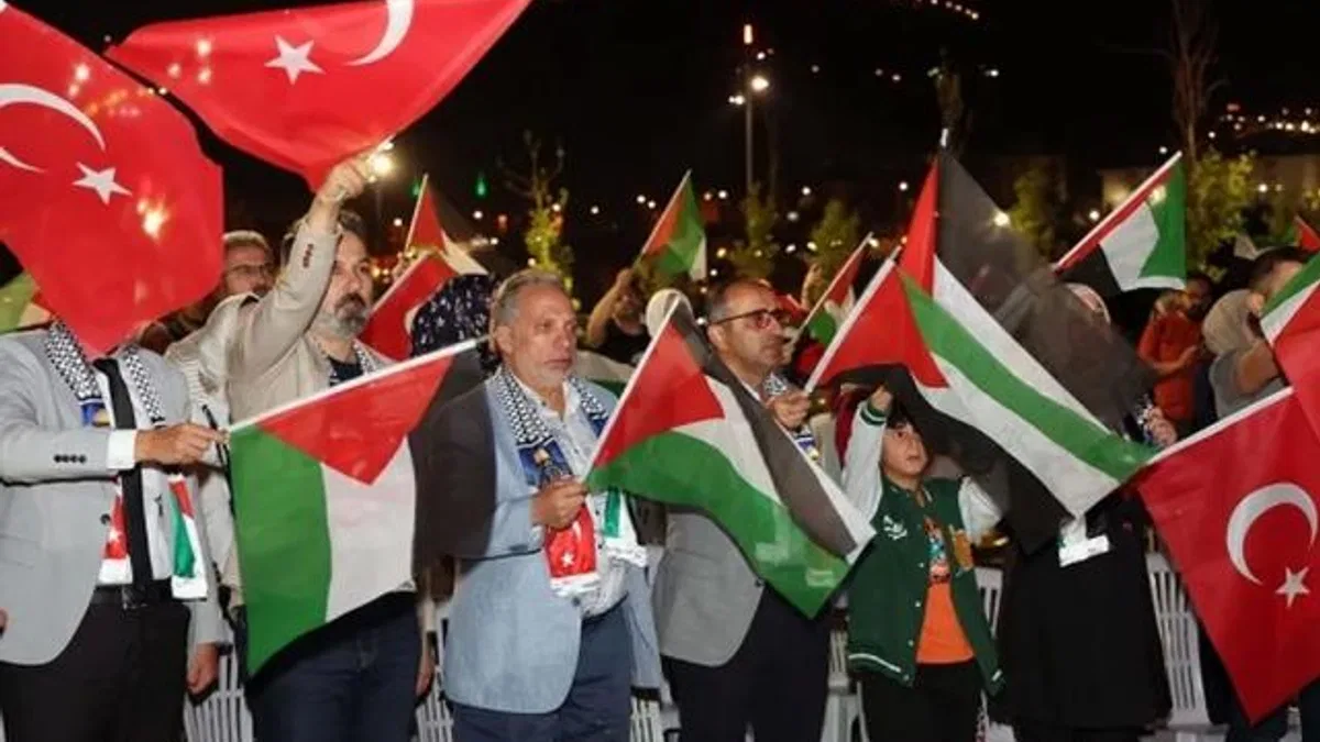 Kayseri'de vicdanlar Gazze için buluştu