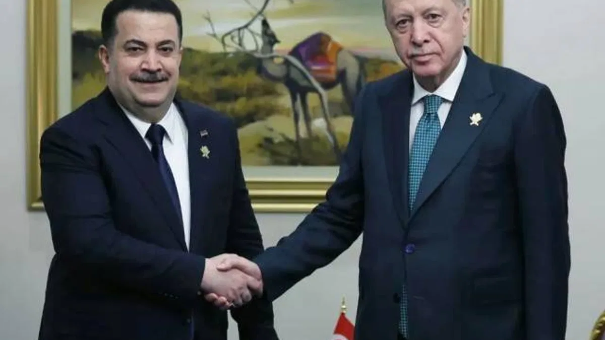 Cumhurbaşkanı Erdoğan, Katar'da Irak Başbakanı ile görüştü