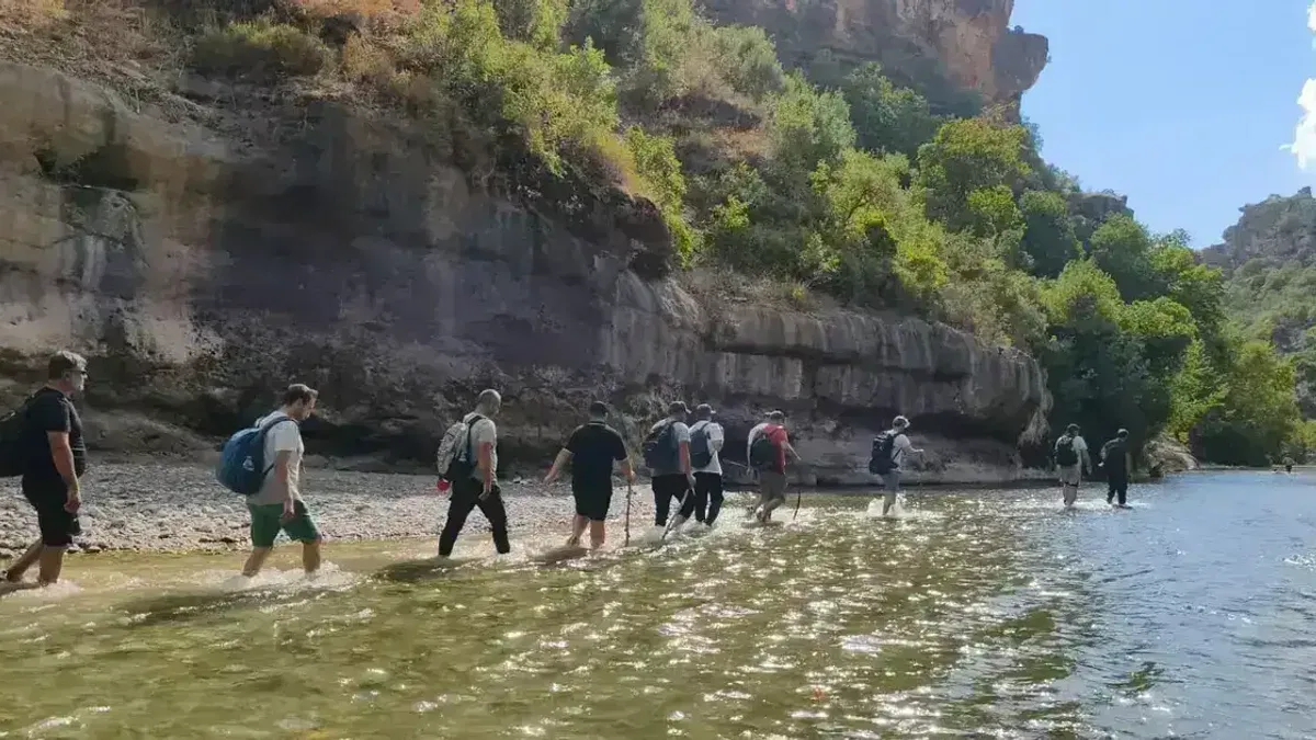 Zore Kanyonu’nda nefes kesen yürüyüş