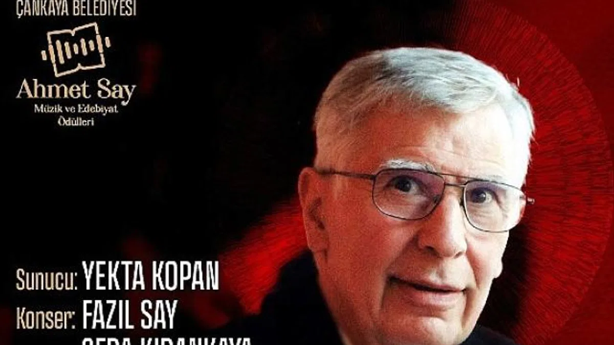 Çankaya Belediyesi'nin 1. Ahmet Say Müzik ve Edebiyat Ödülleri'ne layık görülen müzik ve edebiyat alanından sanatçılar belirlendi