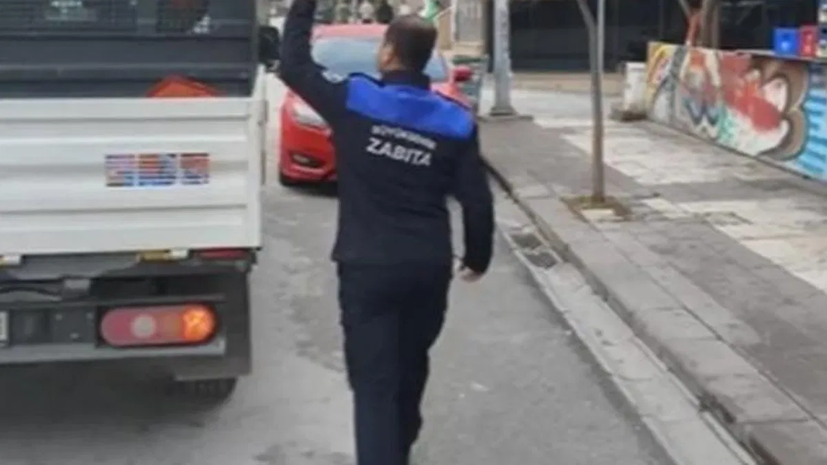Denizli zabıta ekiplerinden kaldırım işgallerine sıkı takip