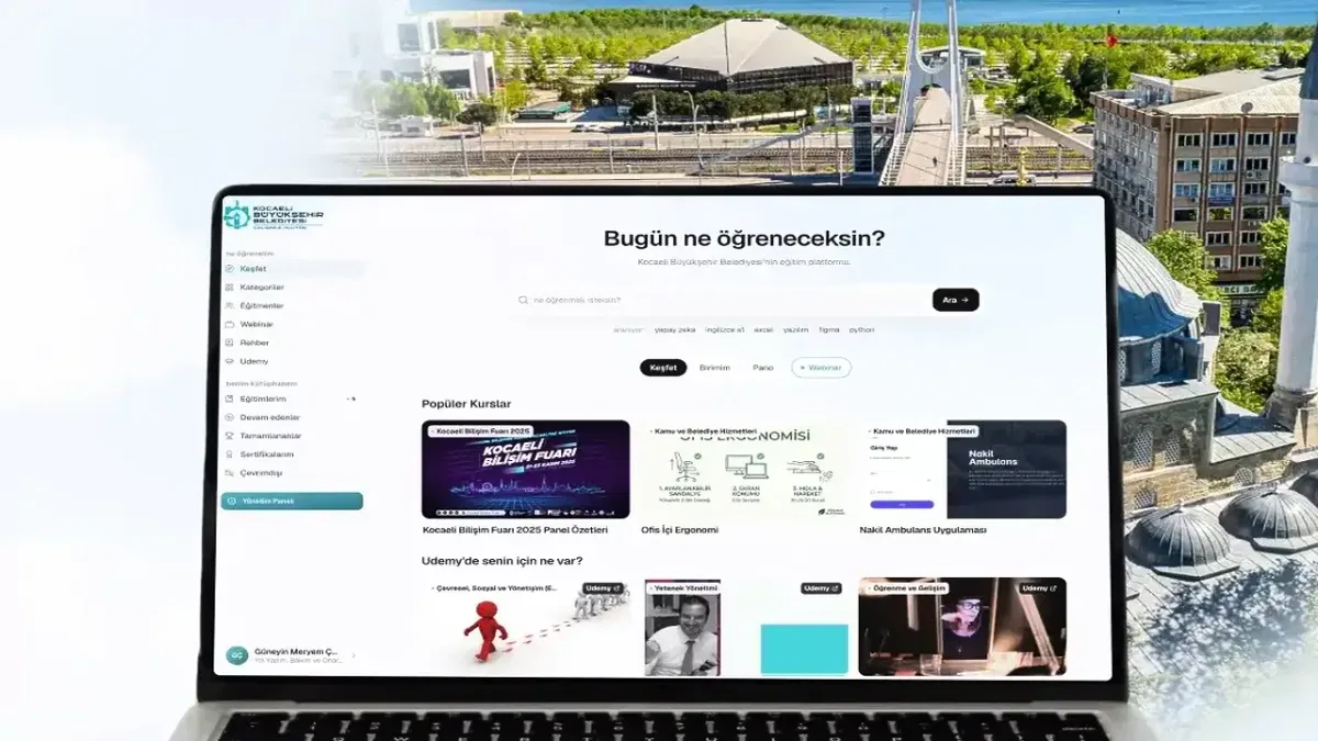 Kocaeli Büyükşehir personelini dijital eğitimlerle güçlendiriyor