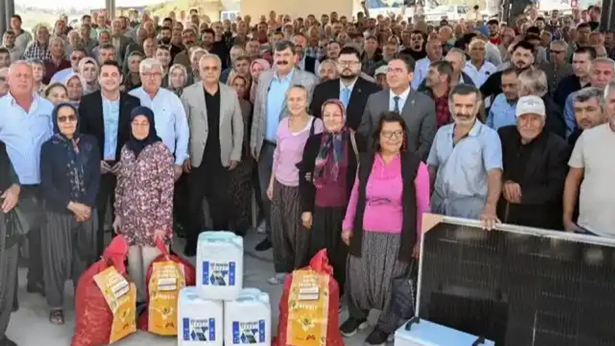 Mersin Büyükşehir’den çiftçiye üçlü destek