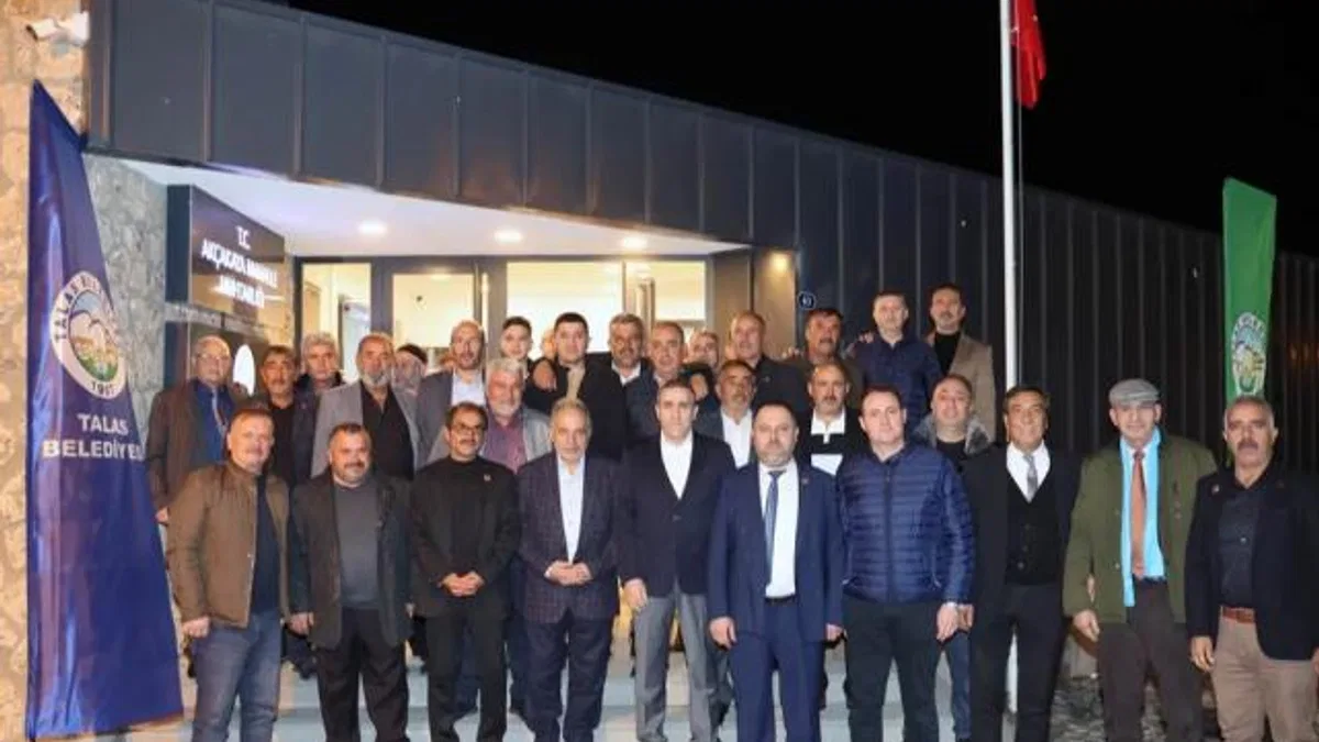 Kayseri Talas'ta muhtarlar Akçakaya'da buluştu