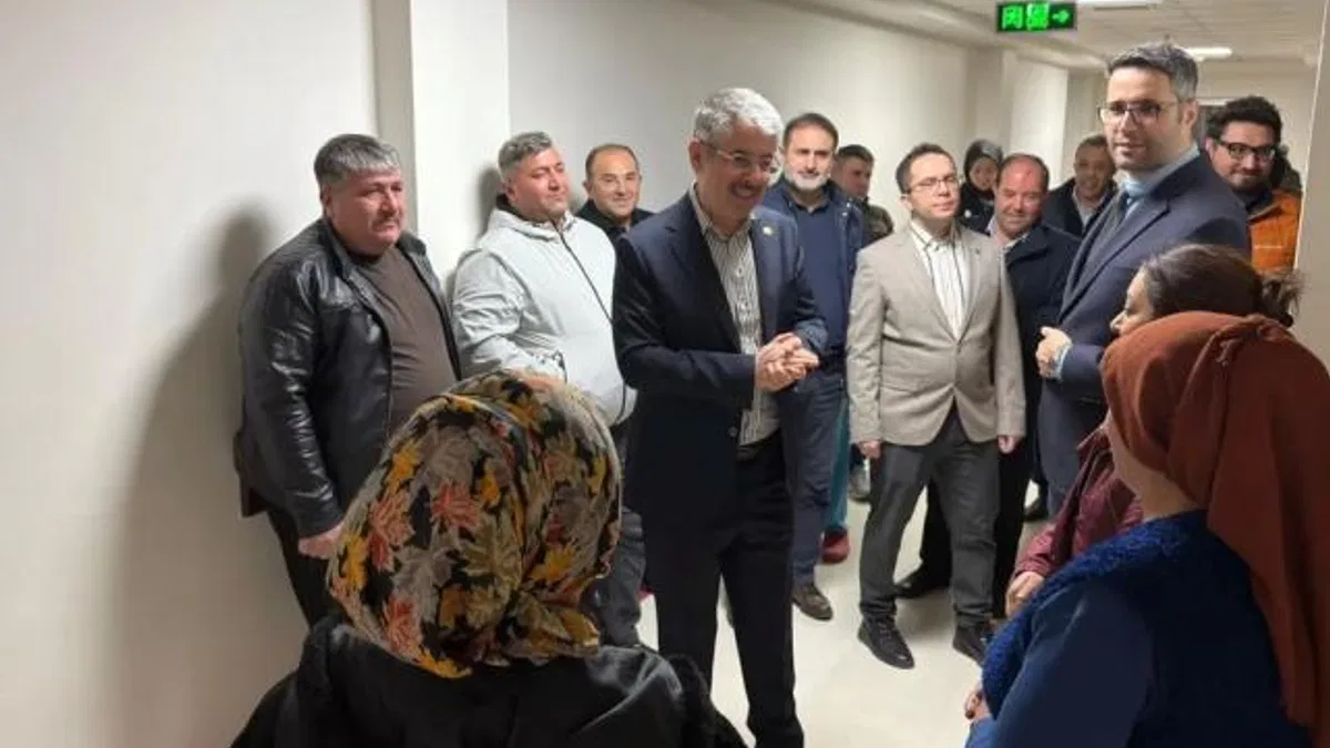 Şaban Çopuroğlu'ndan çat kapı hastane ziyareti