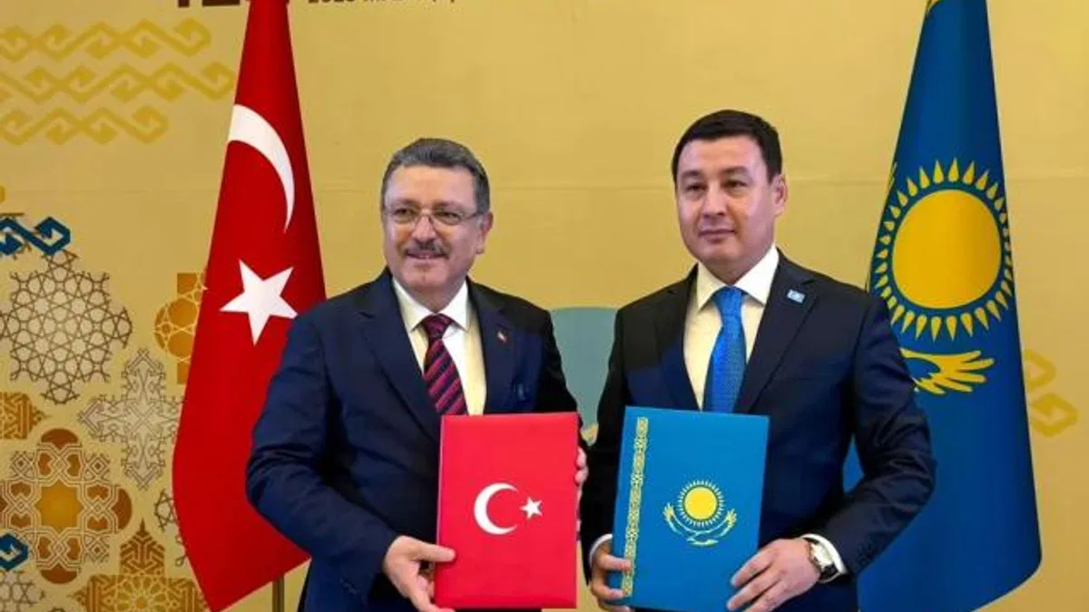 Trabzon'un yeni kardeş şehri Aktau oldu