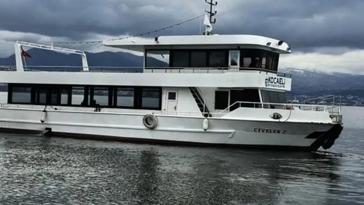 Kocaeli'de deniz ulaşımına yeni yolcu motoru