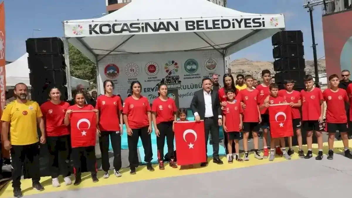 Kayseri Kocasinan'da 75. ERVA Spor Okulu Açıldı