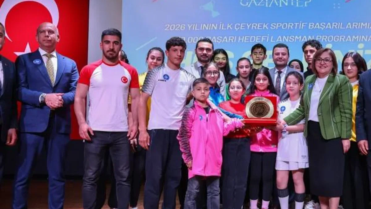 Gaziantep'te sporda hedef 10 bin başarı