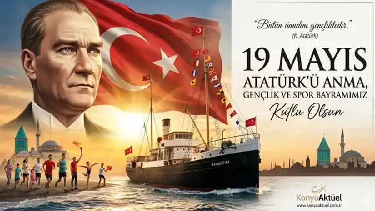 107 yıldır geleceğe ışık tutulan pusula... 19 Mayıs Atatürk'ü Anma Gençlik ve Spor Bayramımız kutlu olsun