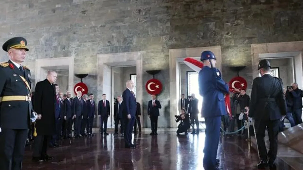 Cumhurbaşkanı Erdoğan, Anıtkabir’de