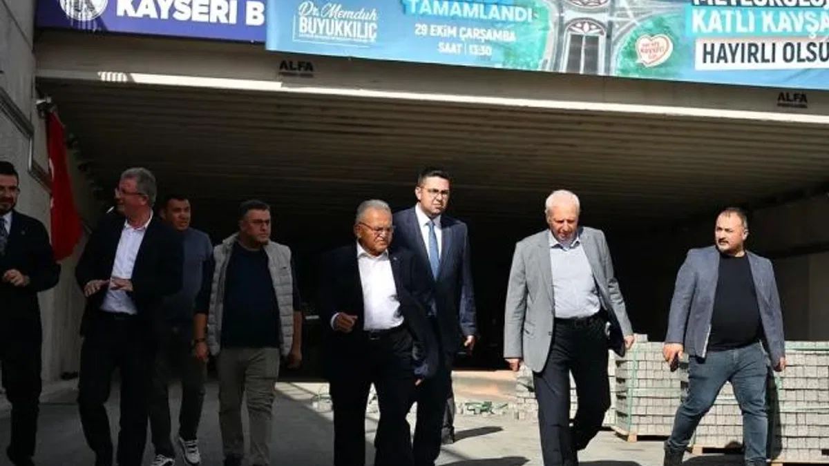 Kayseri Büyükşehir'den katlı kavşak tanıtımı