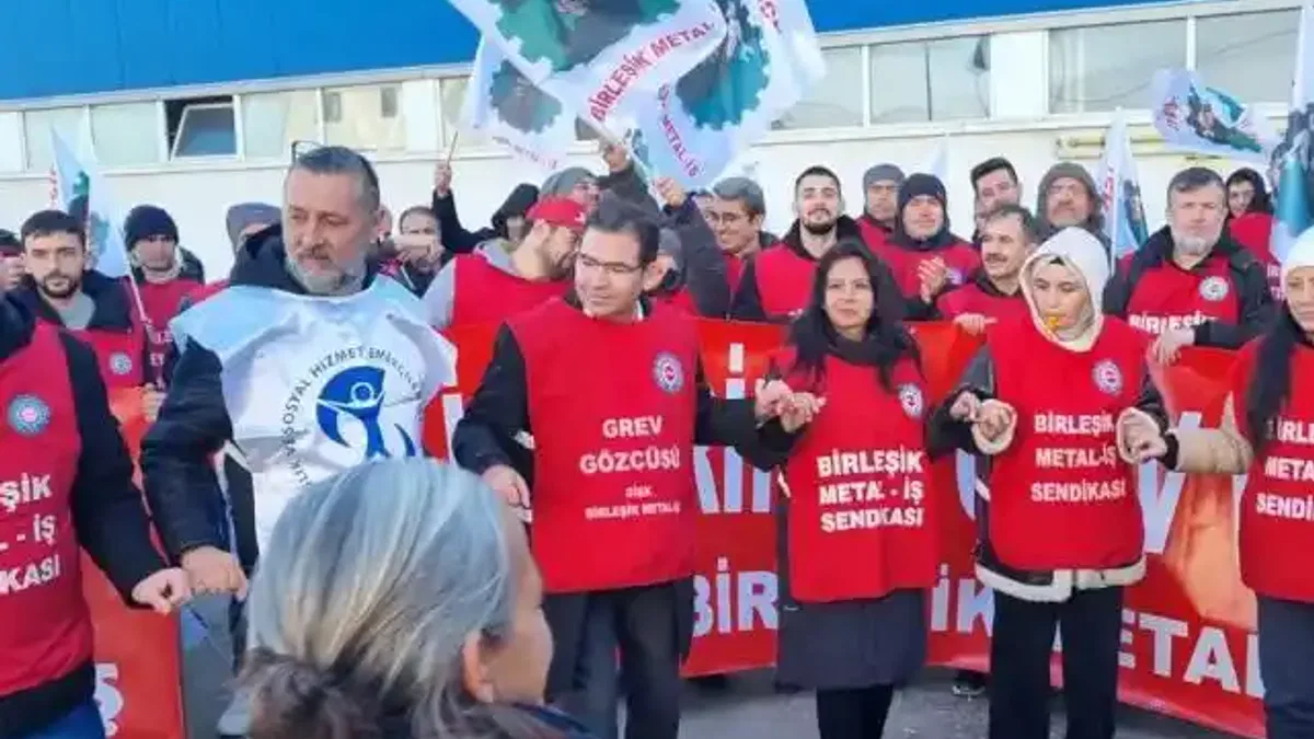 Balıkesir Bandırma'da Arıtaş Kriyojenik'te grev başladı